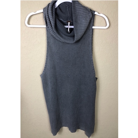 Free People Sleeveless Rollneck Sweater Tank - Picture 5 of 8